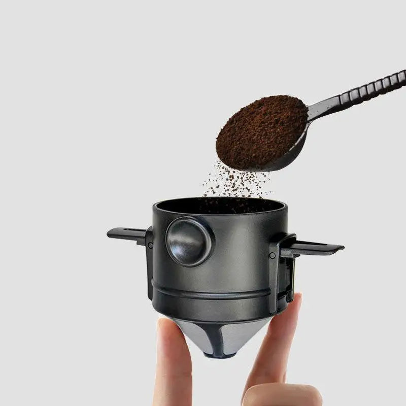 Portable Foldable Coffee Dripper – Reusable Mesh Filter Pour Over Coffee Dripper Richie's