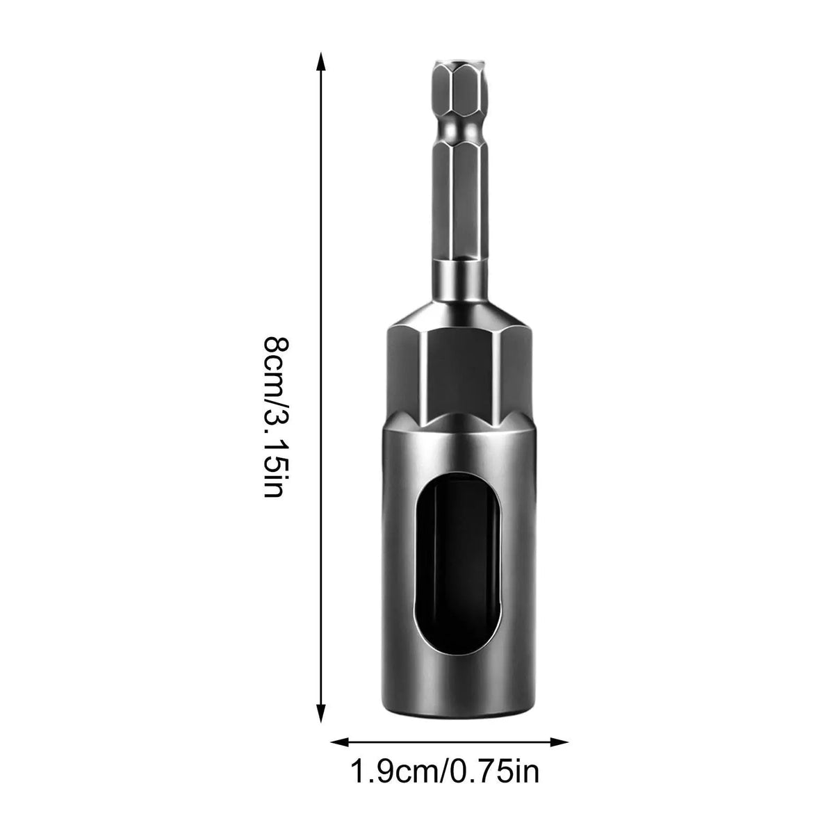 Open Hex Socket Wrench Adapter – Extended Alloy Driver Set Hex Socket Adapter Richie's black