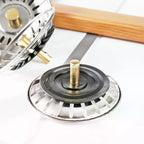 2-Pack Stainless Steel Sink Strainer Stopper & Floor Drain Filter Sink Strainer Stopper Richie's