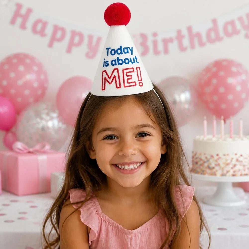 Hand-Drawn Graffiti Birthday Hat Non-Woven Party Princess Cap Party Hat Richie's