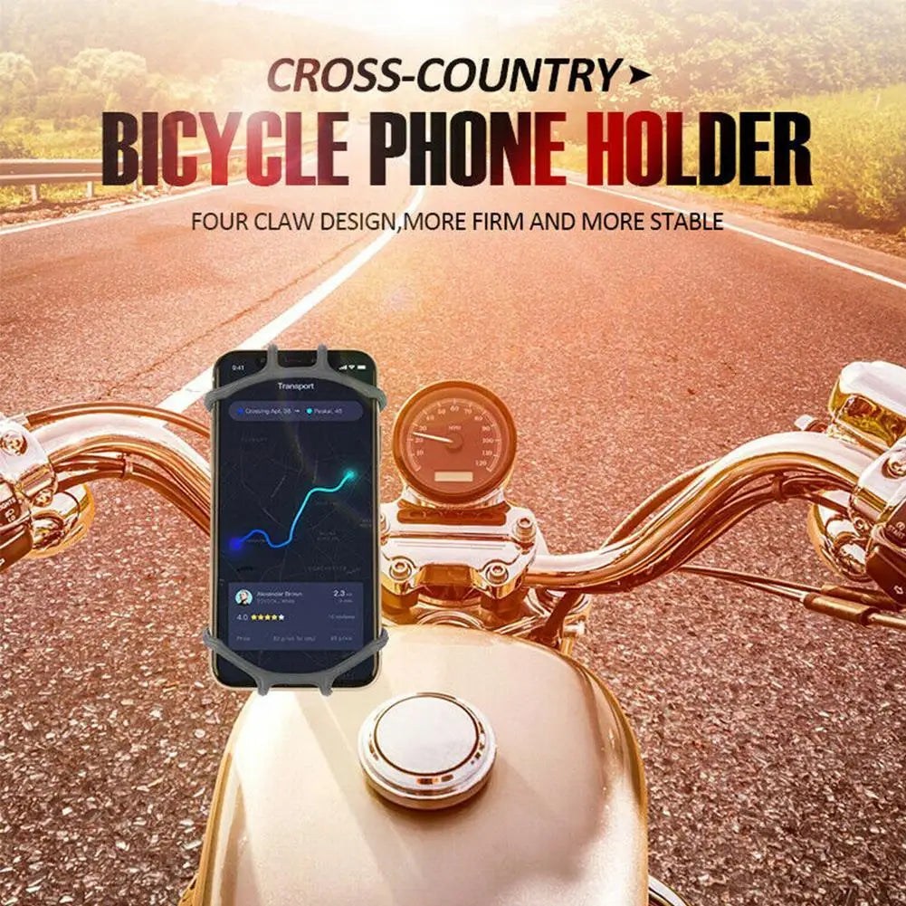 Silicone Bicycle Phone Holder – Universal 360° Bike Mount Bike Phone Mount Richie's