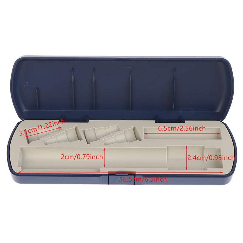 Plastic Insulin Pen Storage Box – Compact Syringe Organizer Medical Supply Organizer Richie's as pic