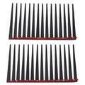 3D Black Car Eyelash Stickers – Headlight Decals, Rubber & PVC Car Decal Sticker Richie's 1 pair