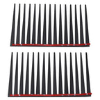 3D Black Car Eyelash Stickers – Headlight Decals, Rubber & PVC Car Decal Sticker Richie's 1 pair