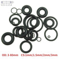 10pcs NBR Nitrile O-Ring Gaskets CS 1–3mm OD 3–80mm Black Rubber O-Ring Gasket Richie's CS 1.5mm OD 6mm