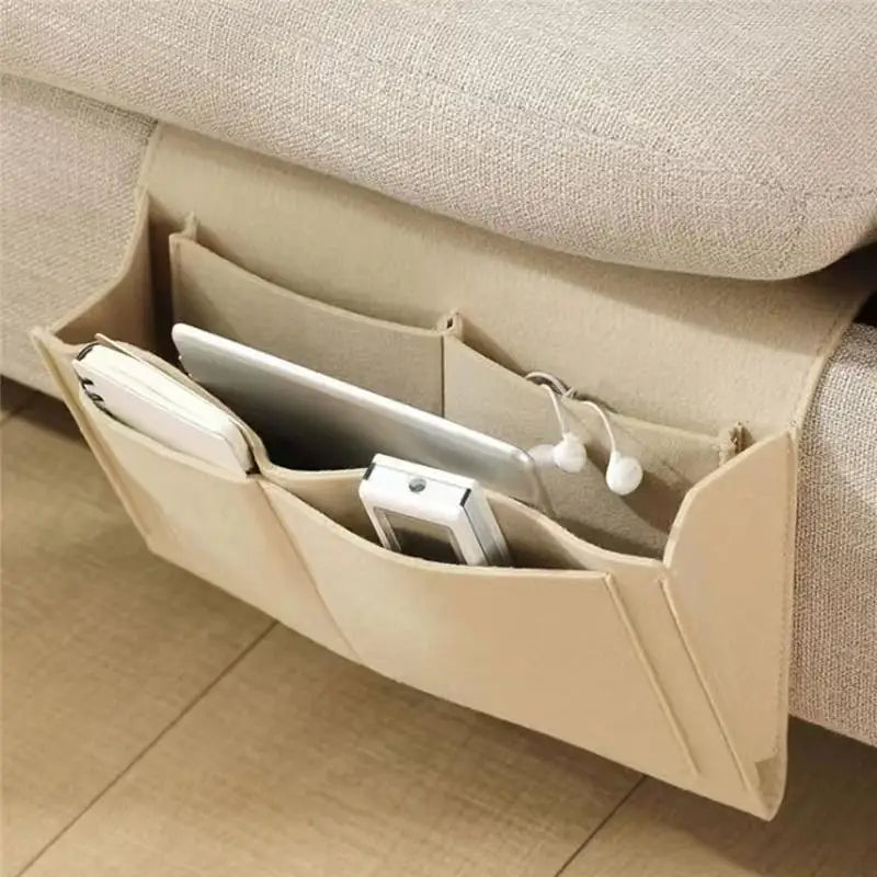 Felt Bedside Hanging Storage Organizer – Bed & Sofa Pouch Hanging Storage Organizer Richie's