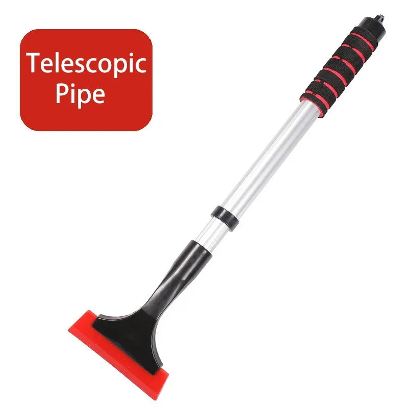 TOTNEND Telescopic Car Snow Shovel & Ice Scraper Tool Car Snow Scraper Richie's Telescopic Red