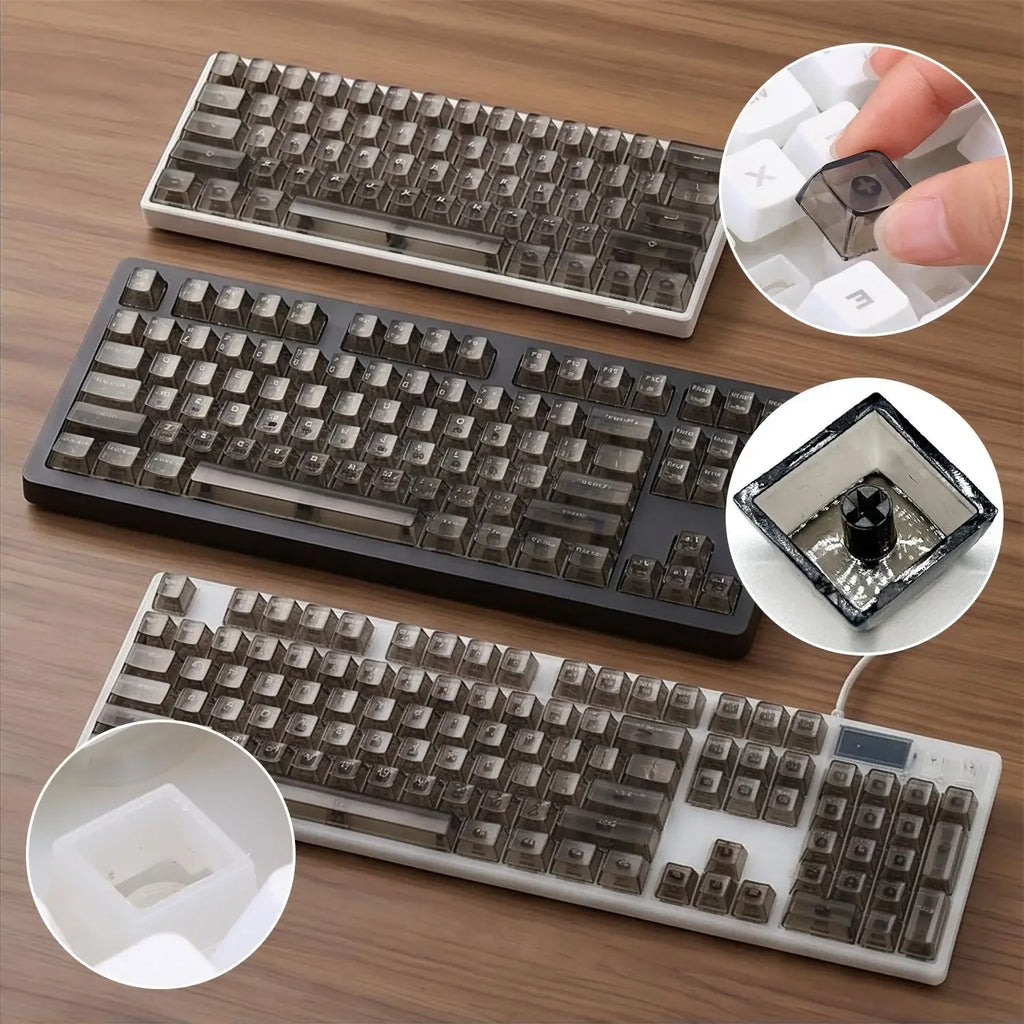 Crystal Transparent Keycaps for Cherry MX Switches – 10/20 PCS Mechanical Keyboard Keycaps Richie's