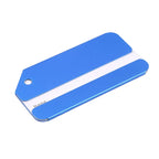 Aluminium Luggage Tag – Metal Name & Address Label Holder Luggage Tag Richie's Blue