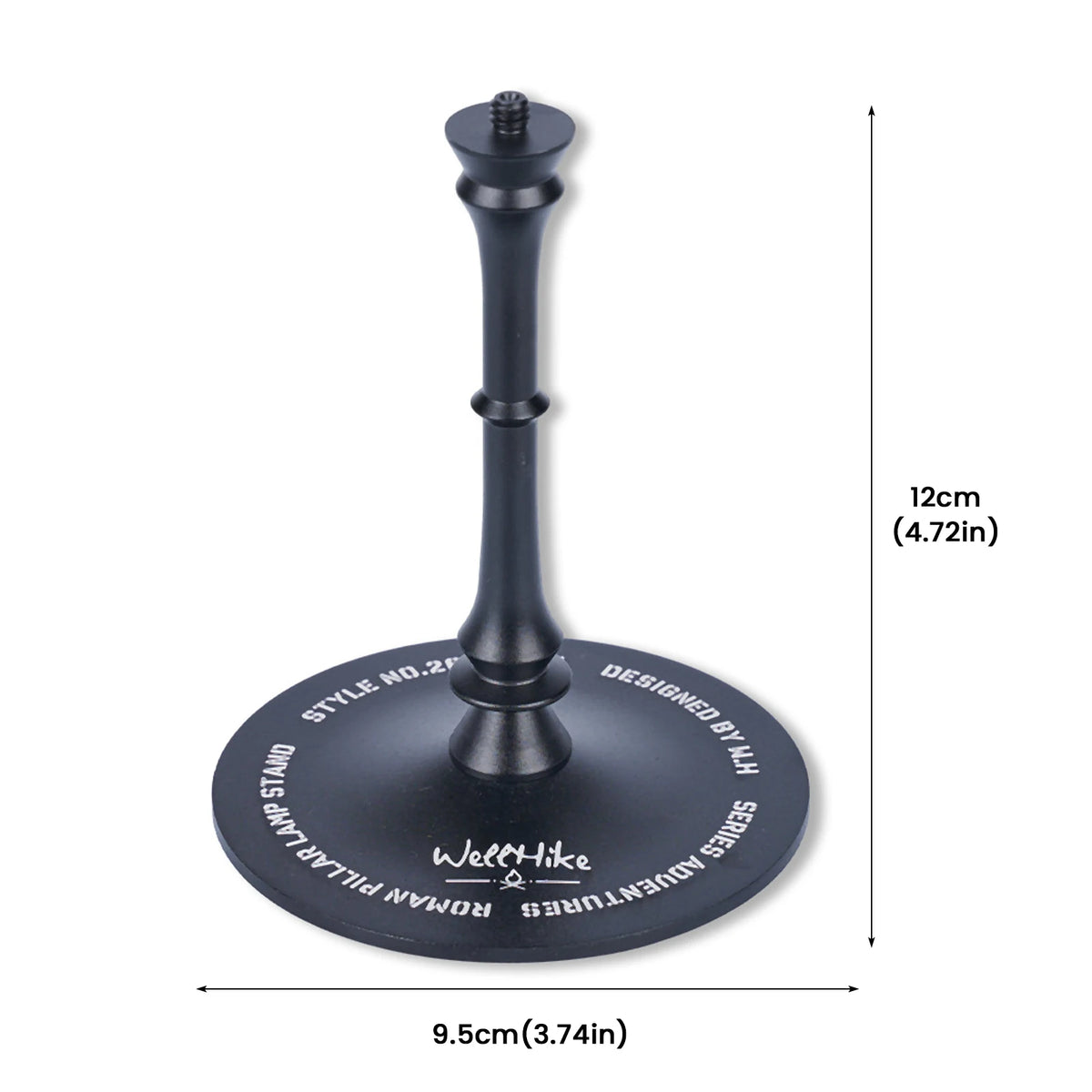Aluminum Camping Lamp Holder 1/4" Thread Dismountable Light Stand Camping Lamp Holder Richie's