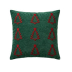 Chenille Christmas Tree Pillow Cover – Embroidered Holiday Cushion Throw Pillow Cover Richie's