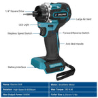 20+1 Brushless Cordless Screwdriver 280Nm – Makita 18V Cordless Screwdriver Richie's