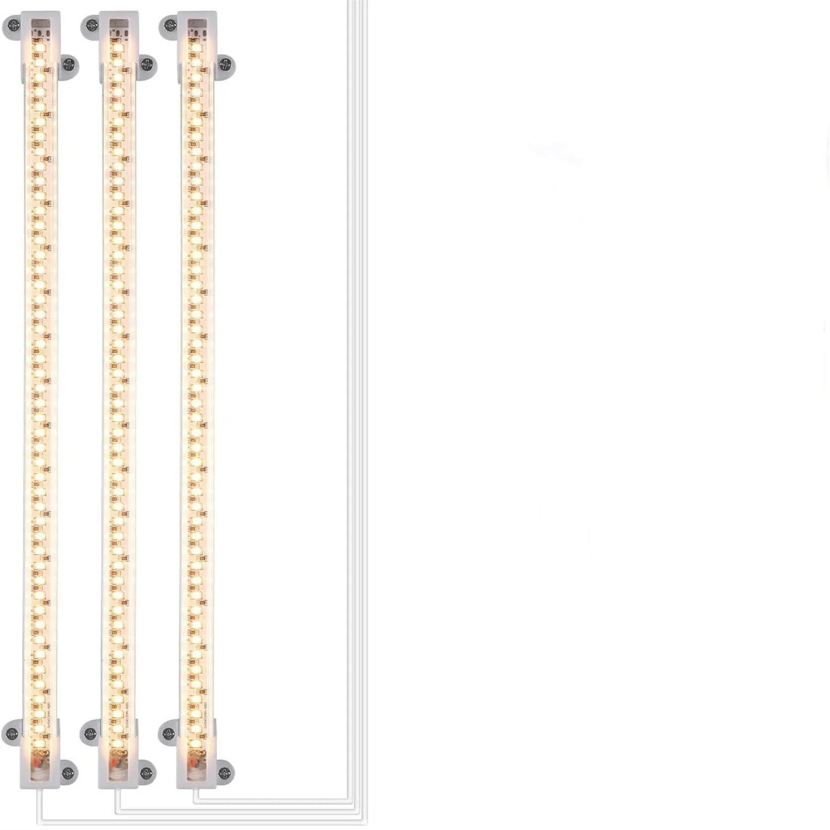 Full Spectrum LED Grow Light Strip USB 5V Dimmable Plant Lamp LED Grow Light Strip Richie's White 3Heads 3000K USB No plug