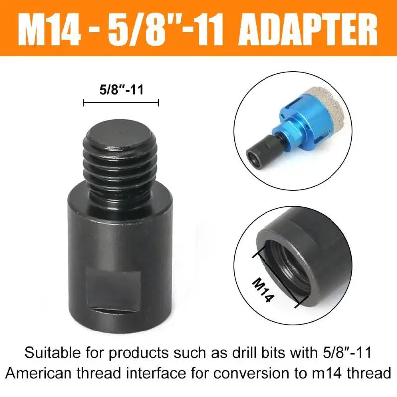 M10 to M14 Angle Grinder Thread Adapter Converter | High Speed Steel Grinder Thread Adapter Richie's A4
