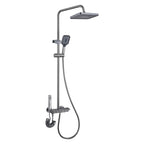 Brass Rain Shower System Set – Gun Gray Constant Temperature Rain Shower System Richie's