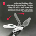 LED Magnifying Nail Clipper with Light | Sharp & Precise Magnifying Nail Clipper Richie's