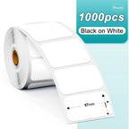 Phomemo 1000pcs Round Thermal Shipping Labels Rainbow Stickers
