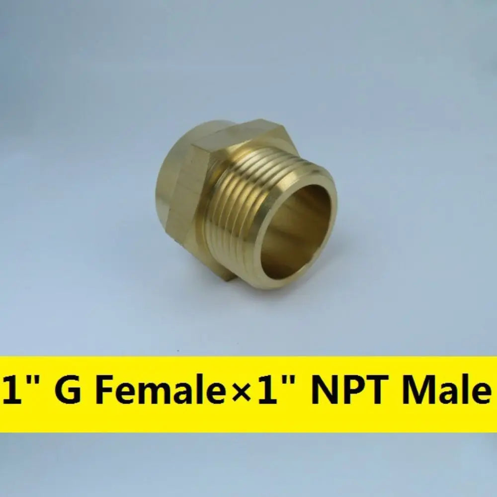 Brass G BSP Female to NPT Male Thread Pipe Fitting Adapter Pipe Fitting Adapter Richie's