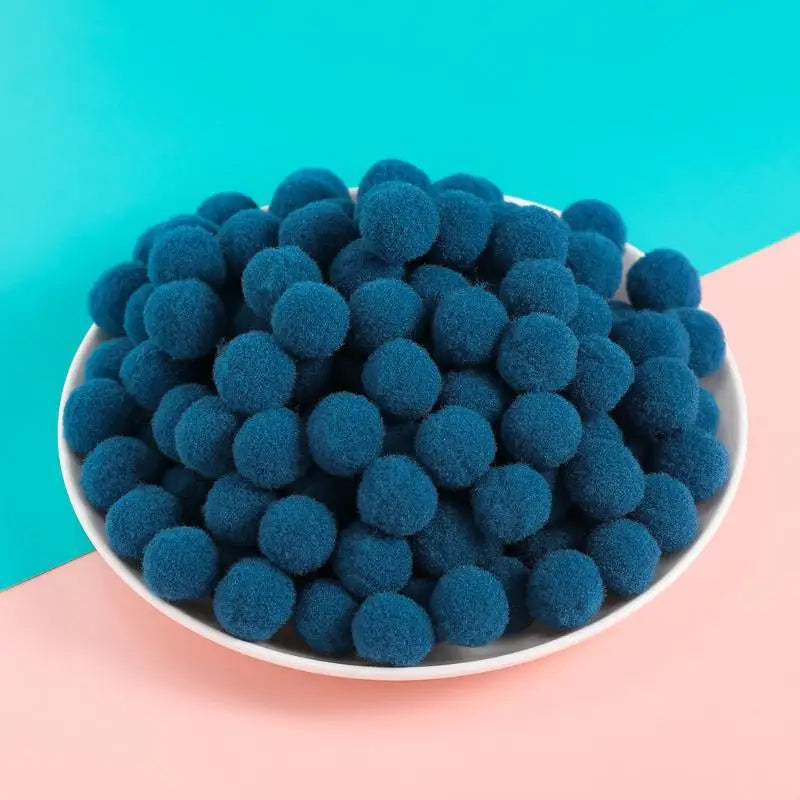 50Pcs Multicolored Polyester Pom Pom Balls – DIY Craft Supplies DIY Craft Pom Poms Richie's A47