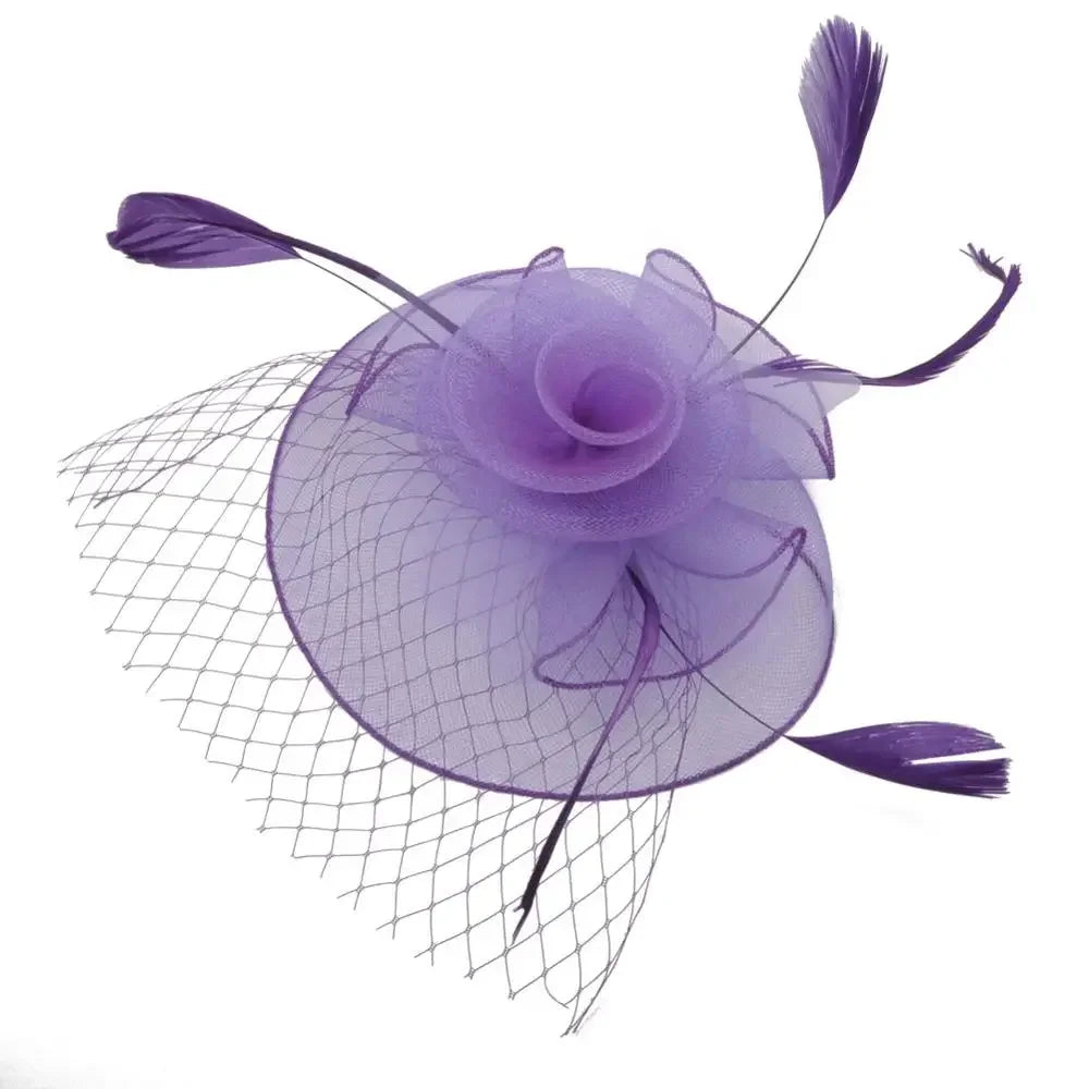 Feather Fascinator Hair Pin Bridal Tiara Wedding Headband Feather Fascinator Richie's