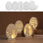 Silicone Easter Bunny Resin Mold – DIY Hollow Lamp Mould Resin Craft Mold Richie's