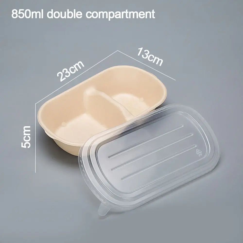Eco-Friendly Disposable Paper Lunch Box 500–1000ml Takeout Disposable Food Container Richie's