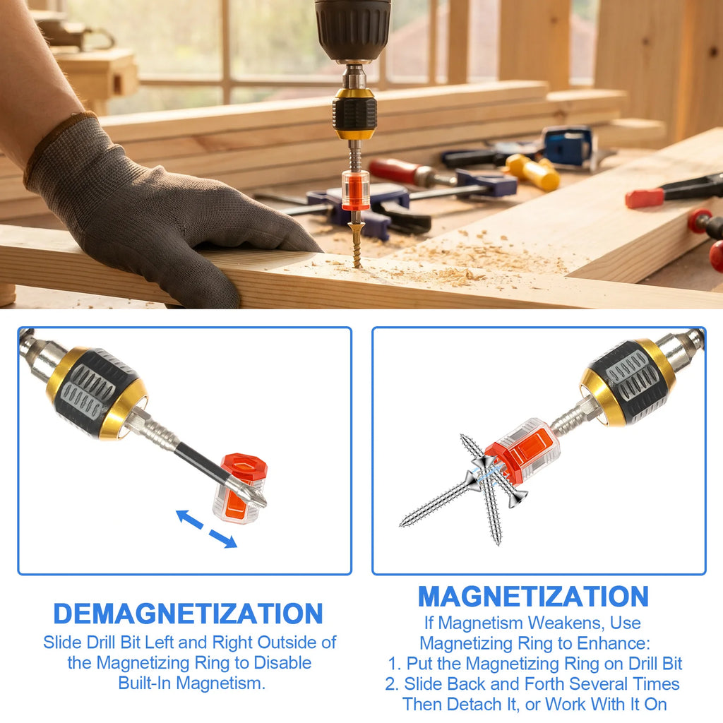 27-Pc Magnetic Screwdriver Drill Bit Set – Alloy Steel Screwdriver Bit Set Richie's