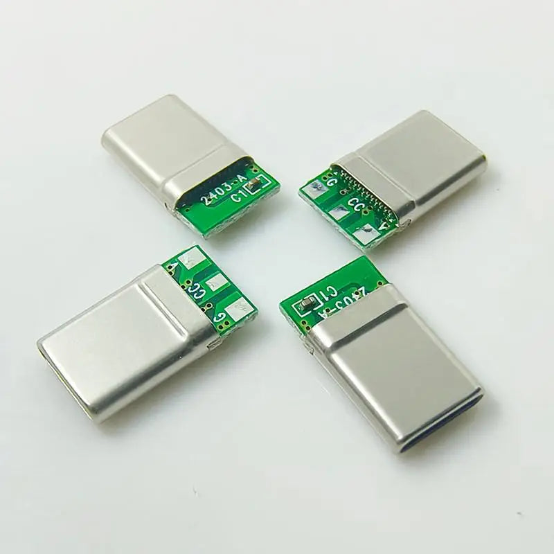 PD 3-Wire Type-C Laptop Connector with CC Pin & Capacitor USB-C Charging Connector Richie's