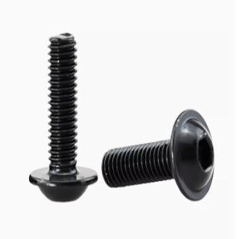 M4 M5 M6 M8 Grade 10.9 Black Hex Socket Button Flange Bolt Hex Flange Bolt Richie's