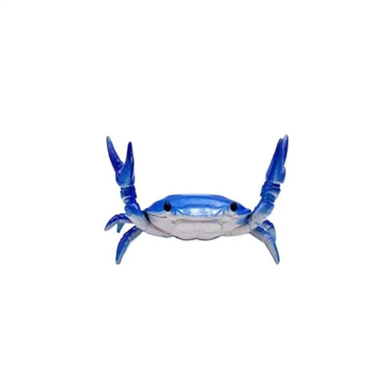 Funny Weightlifting Crab Pen Holder – Cute Desk Organizer Desk Pen Holder Richie's Blue