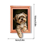 3D Cartoon Animal Magnetic Photo Frame – Cute Fridge Magnet Magnetic Photo Frame Richie's Style2