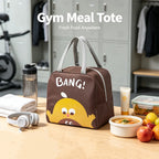 Cartoon Insulated Lunch Box Bag – Large Capacity Thermal Tote Insulated Lunch Bag Richie's