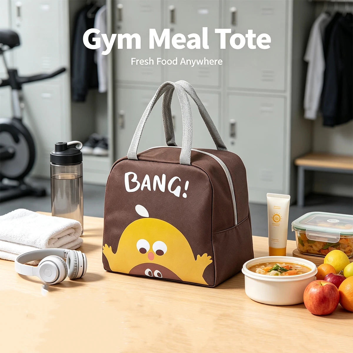 Cartoon Insulated Lunch Box Bag – Large Capacity Thermal Tote Insulated Lunch Bag Richie's