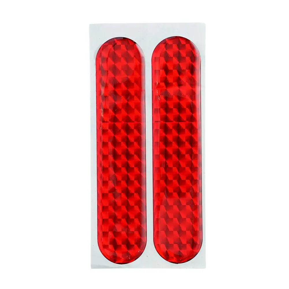 2-Pack Red Reflective Car Door Safety Stickers – Warning Strips Car Safety Decals Richie's 1 pair