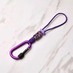 Woven Cord Water Bottle Hanger Clip for Hiking & Camping Bottle Hanger Clip Richie's Purple