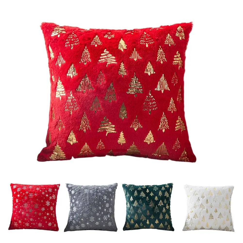 Christmas Throw Pillow Cover – Festive Plush Cushion Slipcover Throw Pillow Cover Richie's