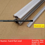 20M Aluminum Profile Groove Seal Strip – 2020/3030/4040/4545 Groove Seal Strip Richie's grey-1mx20pcs-20m EU20 slot 6