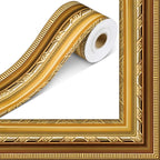 Gold Bulletin Board Border Sticker 10m Self-Adhesive Trim Decorative Border Trim Richie's ZC89 1roll