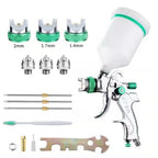 HVLP Spray Gun Set with Flow Control – Auto & Car Painting HVLP Spray Gun Richie's green No plug