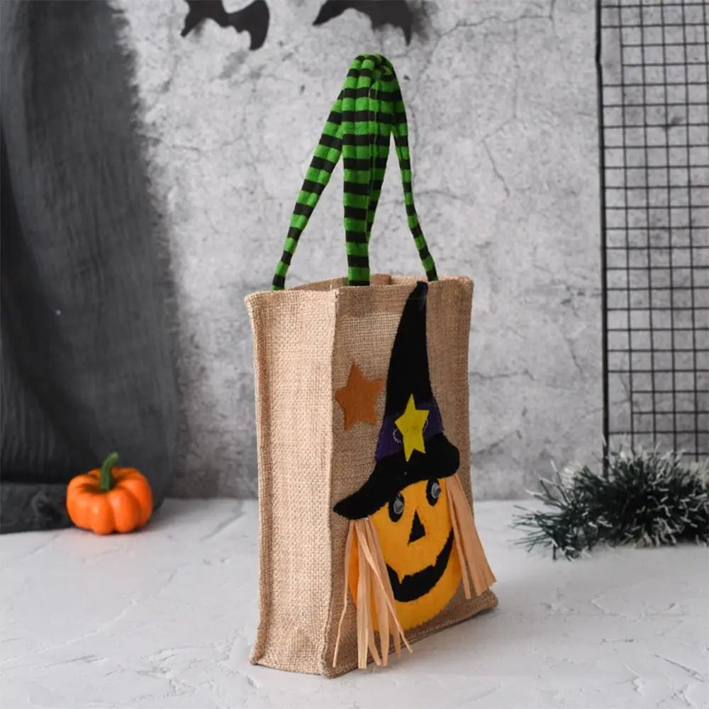 Halloween Non-Woven Tote Bags – Pumpkin, Witch & Skull Halloween Gift Bag Richie's