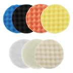 6-Inch Car Polishing Buffing Pad Kit – Sponge & Wool Pads Car Polishing Pad Kit Richie's 6inch 7pcs