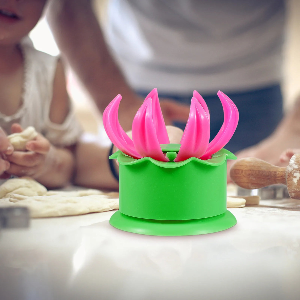 Baozi Steamed Bun Mold – Eco-Friendly Dough Press & Crimped Seal Bun Dough Press Mold Richie's