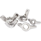 304 Stainless Steel Butterfly Wing Nuts M3–M12 | 2, 5 & 10 Pack Wing Nuts Richie's