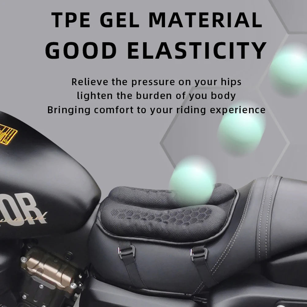 Motorcycle Seat Cushion – Honeycomb Gel Breathable Air Pad Motorcycle Seat Cushion Richie's