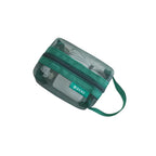 Mini Nylon Zipper Storage Bag – Cosmetic & Coin Organizer Storage Organizer Bag Richie's Green-5