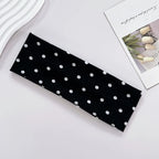 Polka Dot Sports Headband for Women – Sweat-Wicking Yoga Gym Sports Headband Richie's