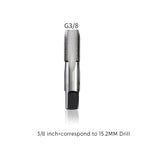 BSP Taper Pipe Tap Metal Thread 1/8" to 3/4" – Straight Flute Pipe Thread Tap Richie's Tap.3