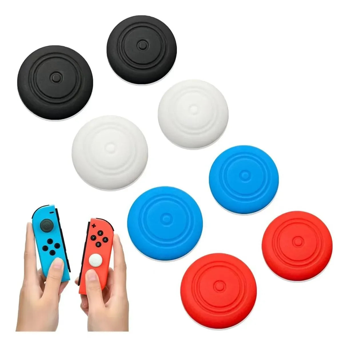 Silicone Thumb Grip Caps for Nintendo Switch Joy-Con | Anti-Slip Controller Thumb Grips Richie's
