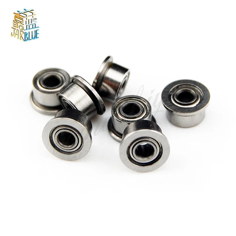 Miniature Flange Bearings MF52ZZ–MF148ZZ Metal Shielded | 2–10 Pcs Miniature Flange Bearing Richie's MF115ZZ 5x11x4mm 2Pcs