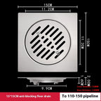 304 Stainless Steel Lockable Floor Drain – 110mm Institutional Lockable Floor Drain Richie's 15Cm110-150 tube
